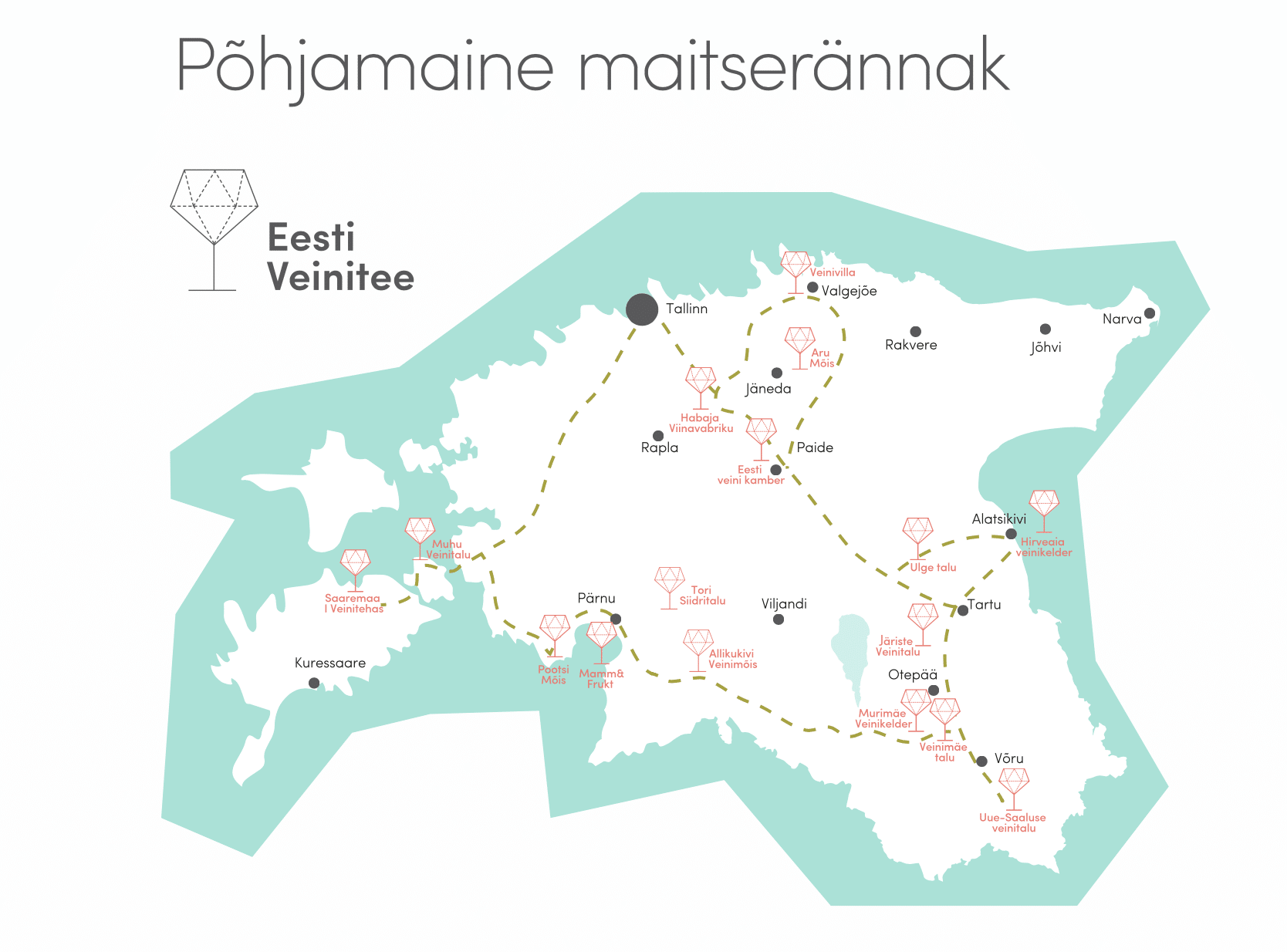 Eesti veinitee kaart