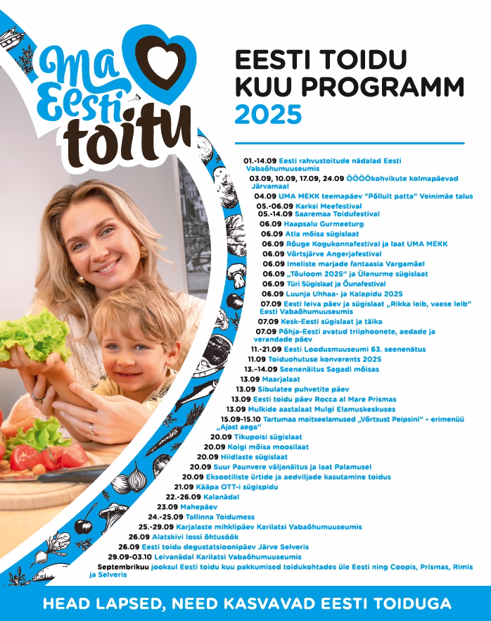 Eesti toidu kuu programm 2025