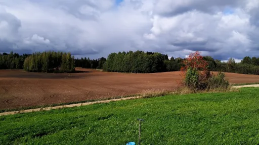 Mullaproovide kogumise jaoks ettevalmistus, maastiku pilt