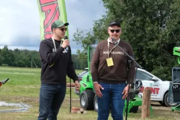 Kristjan Andersn ja Joosep Niit päeva avamas. Foto: Eike Meresmaa