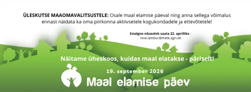 Maal elamise päeva üleskutse 2026